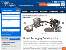 Tablet Screenshot of liquidpackagingsolution.com